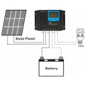 China fornecedor 20A 30A 40A 50A 60A 12 V 24 V fora da grade do sistema solar controlador solar tracer controlador de carga solar mppt